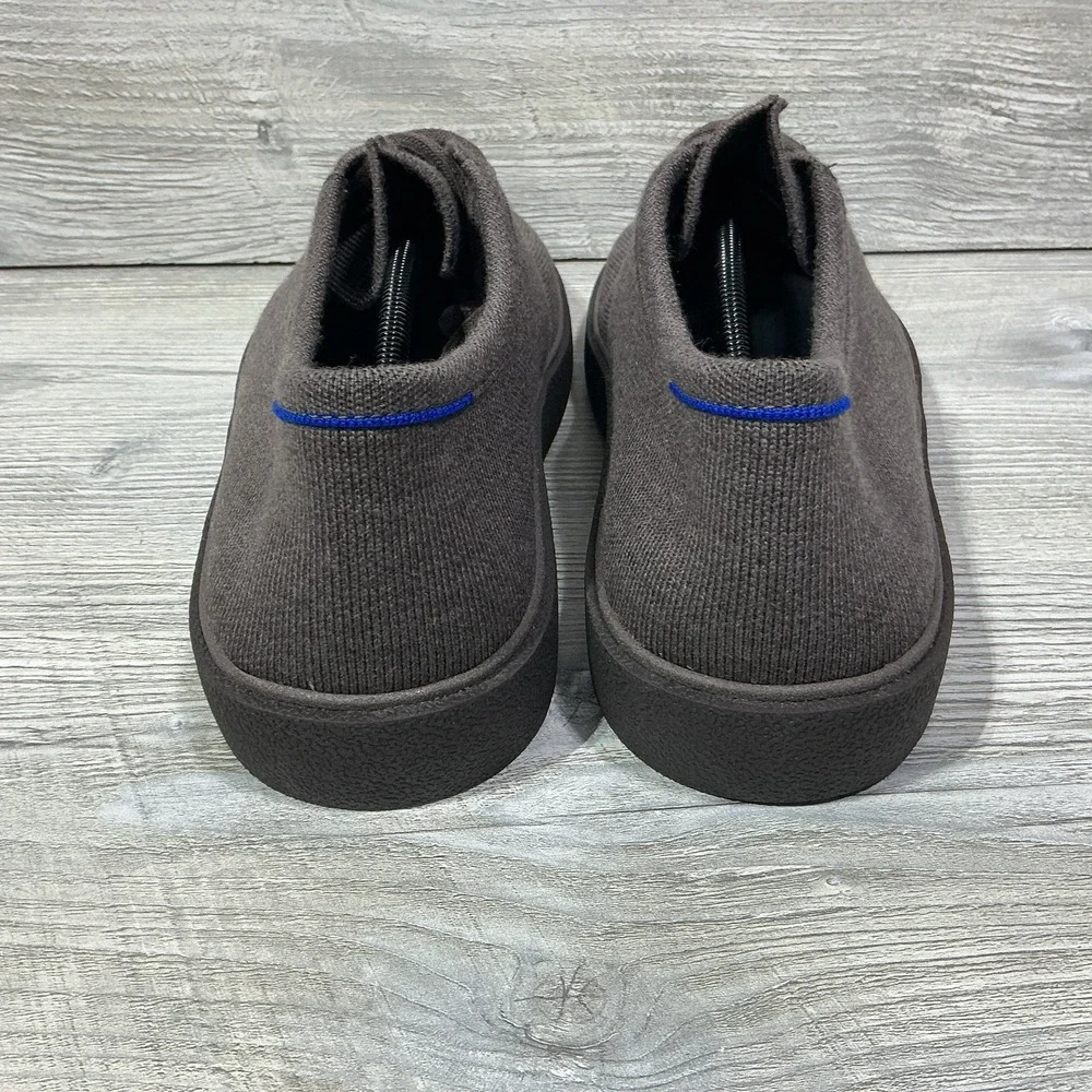 ROTHY'S The Monty Men's Size 13 Merino Wool Blend Brown Casual Knit Shoes NEW